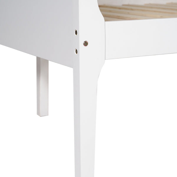 English Elm Dallas Bunk Bed Twin Over Full - Convertible Solid Wood Frame with Ladder for Space-Saving Kids’ Rooms White In Stock. Usually ships in 24 - 48 business hours MG-0900-31-TFB-WH-GG