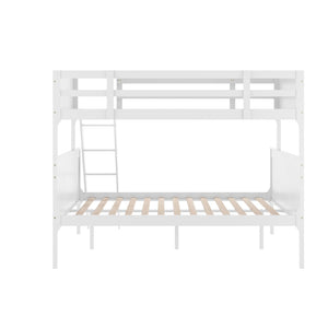 English Elm Dallas Bunk Bed Twin Over Full - Convertible Solid Wood Frame with Ladder for Space-Saving Kids’ Rooms White In Stock. Usually ships in 24 - 48 business hours MG-0900-31-TFB-WH-GG