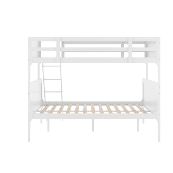 English Elm Dallas Bunk Bed Twin Over Full - Convertible Solid Wood Frame with Ladder for Space-Saving Kids’ Rooms White In Stock. Usually ships in 24 - 48 business hours MG-0900-31-TFB-WH-GG