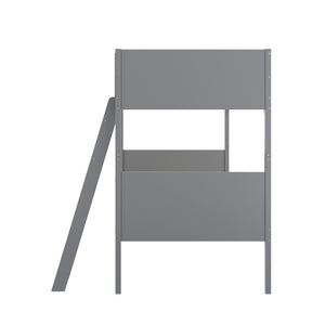 English Elm Dallas Bunk Bed Twin Over Full - Convertible Solid Wood Frame with Ladder for Space-Saving Kids’ Rooms Gray In Stock. Usually ships in 24 - 48 business hours MG-0900-31-TTB-GY-GG