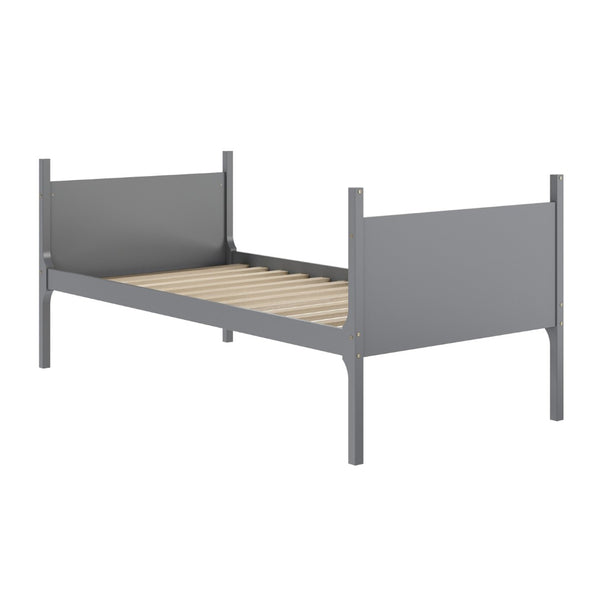 English Elm Dallas Bunk Bed Twin Over Full - Convertible Solid Wood Frame with Ladder for Space-Saving Kids’ Rooms Gray In Stock. Usually ships in 24 - 48 business hours MG-0900-31-TTB-GY-GG