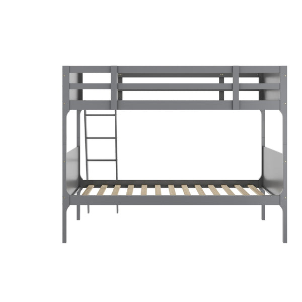 English Elm Dallas Bunk Bed Twin Over Full - Convertible Solid Wood Frame with Ladder for Space-Saving Kids’ Rooms Gray In Stock. Usually ships in 24 - 48 business hours MG-0900-31-TTB-GY-GG