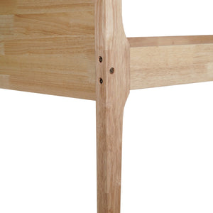 English Elm Dallas Bunk Bed Twin Over Full - Convertible Solid Wood Frame with Ladder for Space-Saving Kids’ Rooms Natural MG-0900-31-TTB-NAT-GG