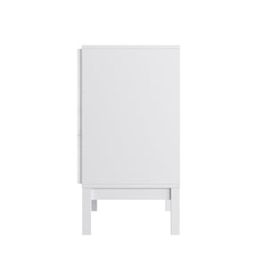 English Elm Dallas Wooden 3-Drawer Dresser for Kids' Rooms – Stylish Storage Solution with Safety Features White MG-9007-1-3C-WH-GG