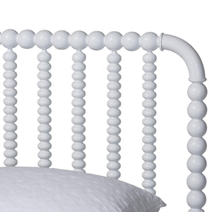 Baxton Studio Lucera White Rubberwood King Bedroom Set with Spindle Accents
