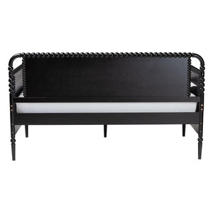 Baxton Studio Lucera Bobbin Spindle Daybed with 3 Storage Drawers in Rubberwood