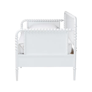 Baxton Studio Lucera Bobbin Spindle Daybed with 3 Storage Drawers in Rubberwood