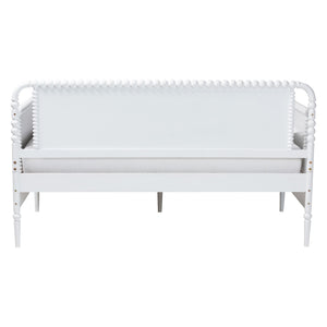 Baxton Studio Lucera Bobbin Spindle Daybed with 3 Storage Drawers in Rubberwood