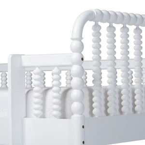 Baxton Studio Lucera Rubberwood Spindle Bunk Bed with Ladder and Guard Rail for Kids