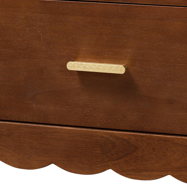 Baxton Studio Danette Rubberwood Queen Canopy Bedroom Set with Bobbin Spindle Detail
