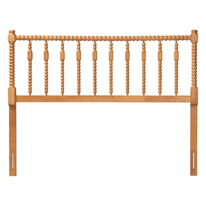 Baxton Studio Baxton Studio Juliette Solid Wood Spindle Headboard Cottage Farmhouse Bedroom Accent MG9821-NT Oak-Full-Headboard