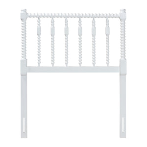 Baxton Studio Baxton Studio Juliette Solid Wood Spindle Headboard for Cottage Farmhouse Twin Bedroom MG9821-White-Twin-Headboard