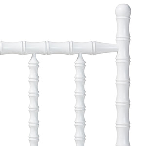 Baxton Studio Edaline Rubberwood Spindle Queen Headboard Boho Coastal Bedroom Accent