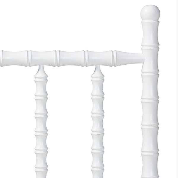 Baxton Studio Edaline Rubberwood Spindle Queen Headboard Boho Coastal Bedroom Accent