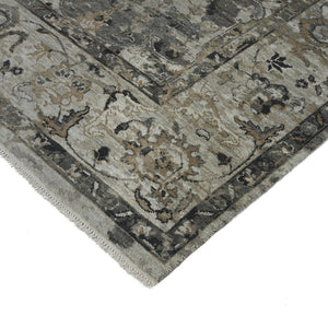 Amer Rugs Morgan Traditional Hand-knotted Area Rug – Luxurious Handcrafted Wool And Silk For Timeless Elegance Pearl Wool, Raw Handspun Silk Mgn10810
