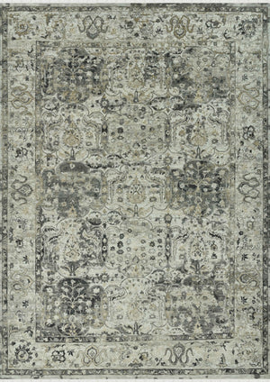 Amer Rugs Morgan Traditional Hand-knotted Area Rug – Luxurious Handcrafted Wool And Silk For Timeless Elegance Pearl Wool, Raw Handspun Silk Mgn10810