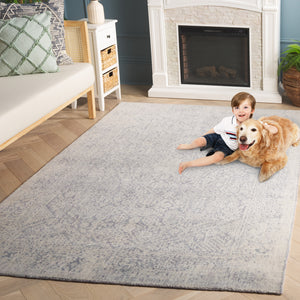 Safavieh Maharaja Hand-loomed Area Rug - Luxurious Grey With Floral And Geometric Motifs For Elegant Spaces Grey 80% Wool,20% Cotton Mhj301f-4