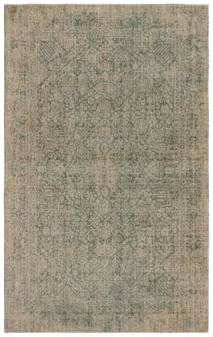 Safavieh Maharaja Hand-loomed Area Rug - Luxurious Grey With Floral And Geometric Motifs For Elegant Spaces Green 80% Wool,20% Cotton Mhj301y-8