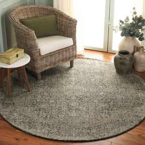 Safavieh Maharaja Hand-loomed Area Rug - Luxurious Grey With Floral And Geometric Motifs For Elegant Spaces Green 80% Wool,20% Cotton Mhj301y-8