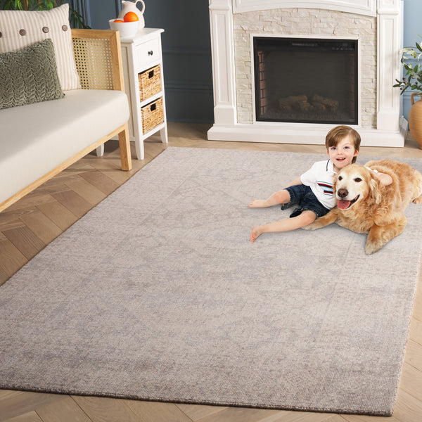 Safavieh Maharaja Hand-loomed Runner Rug - Timeless Elegance With Botanical Motifs For Any Home Decor Style Taupe 80% Wool,20% Cotton Mhj302e-5