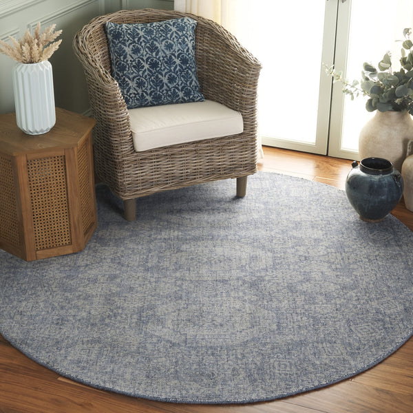 Safavieh Maharaja Hand-loomed Runner Rug - Timeless Elegance With Botanical Motifs For Any Home Decor Style Blue 80% Wool,20% Cotton Mhj302m-6r