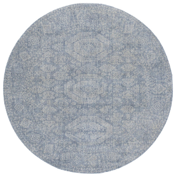 Safavieh Maharaja Exquisite Hand-loomed Area Rug For Elegant Living Spaces – Durable, Transitional Design Blue 80% Wool,20% Cotton Mhj302m-8