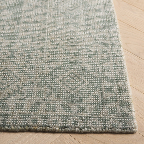 Safavieh Maharaja Hand-loomed Runner Rug - Timeless Elegance With Botanical Motifs For Any Home Decor Style Sage ,Green 80% Wool,20% Cotton Mhj302w-5