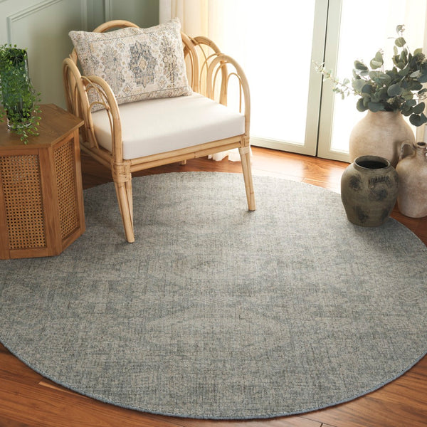 Safavieh Maharaja Exquisite Hand-loomed Area Rug For Elegant Living Spaces – Durable, Transitional Design Sage ,Green 80% Wool,20% Cotton Mhj302w-6