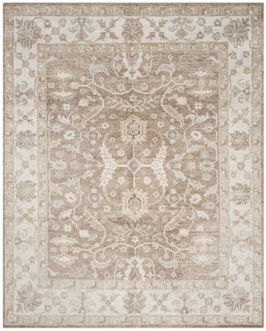 Safavieh Moharaja Large Hand-knotted Area Rug 9x12 Ft In Brown And Ivory – Luxurious Comfort & Style For Your Home Brown ,Ivory Viscose Mhj406a-9
