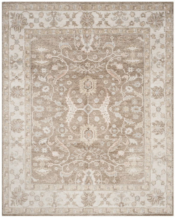 Safavieh Moharaja Large Hand-knotted Area Rug 9x12 Ft In Brown And Ivory – Luxurious Comfort & Style For Your Home Brown ,Ivory Viscose Mhj406a-9