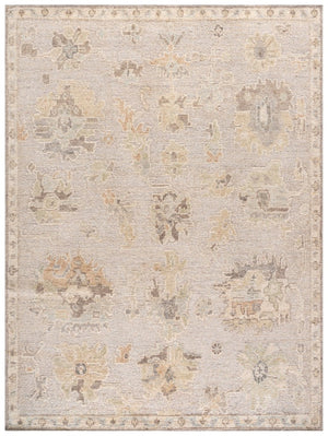 Safavieh Maharaja Hand Knotted Wool Area Rug Soft Silver Grey Pile for Living Rooms 10'-0" x 14'-0" MHJ502G-10