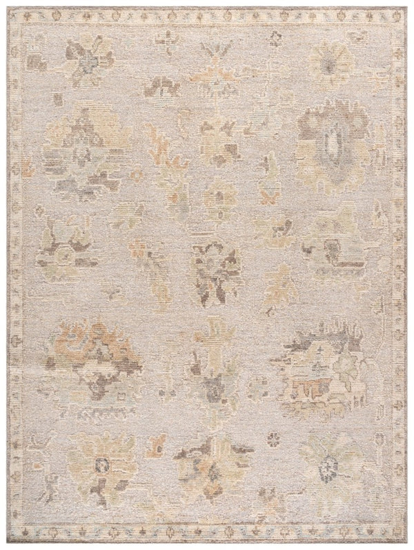 Safavieh Maharaja Hand Knotted Wool Area Rug Soft Silver Grey Pile for Living Rooms 9'-0" x 12'-0" MHJ502G-9