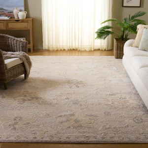 Safavieh Maharaja Hand Knotted Wool Area Rug Soft Silver Grey Pile for Living Rooms 9'-0" x 12'-0" MHJ502G-9