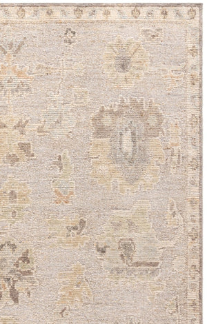 Safavieh Maharaja Hand Knotted Wool Area Rug Soft Silver Grey Pile for Living Rooms 9'-0" x 12'-0" MHJ502G-9