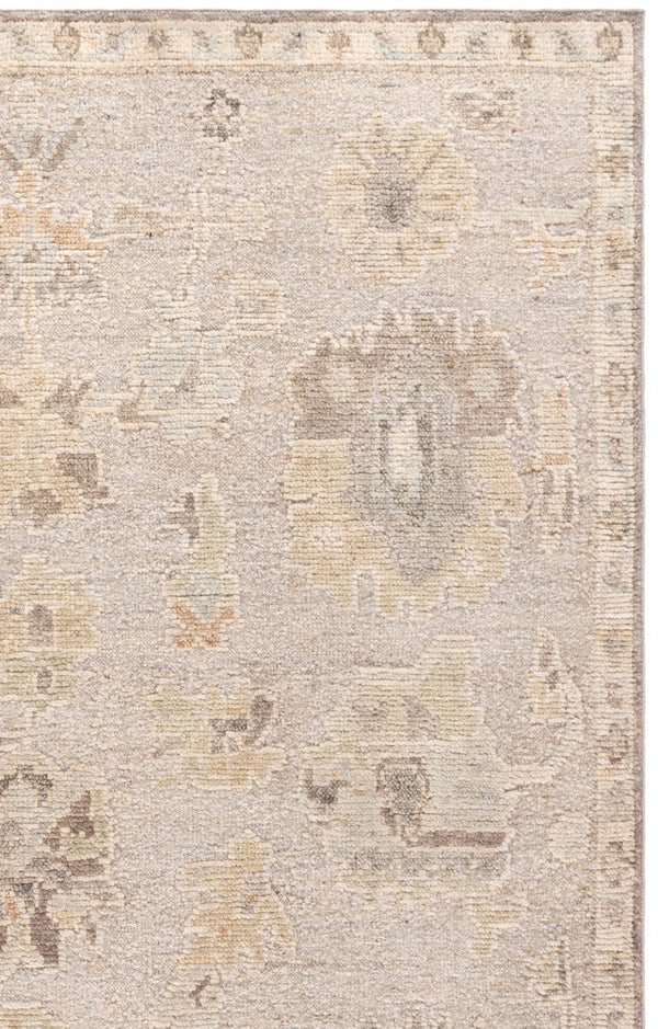 Safavieh Maharaja Hand Knotted Wool Area Rug Soft Silver Grey Pile for Living Rooms 9'-0" x 12'-0" MHJ502G-9