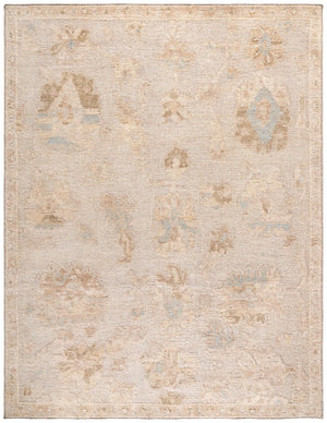 Safavieh Maharaja Hand-Knotted Wool Area Rug Traditional Grey Beige Living Room Accent 9'-0" x 12'-0" MHJ503F-9