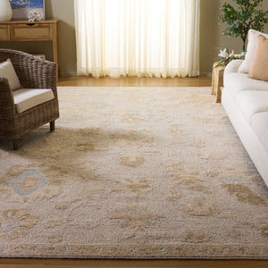 Safavieh Maharaja Hand-Knotted Wool Area Rug Traditional Grey Beige Living Room Accent 9'-0" x 12'-0" MHJ503F-9