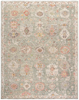 Safavieh Maharaja Hand Knotted Wool Area Rug Artisan Crafted for Living and Dining Rooms 8'-0" x 10'-0" MHJ504F-8