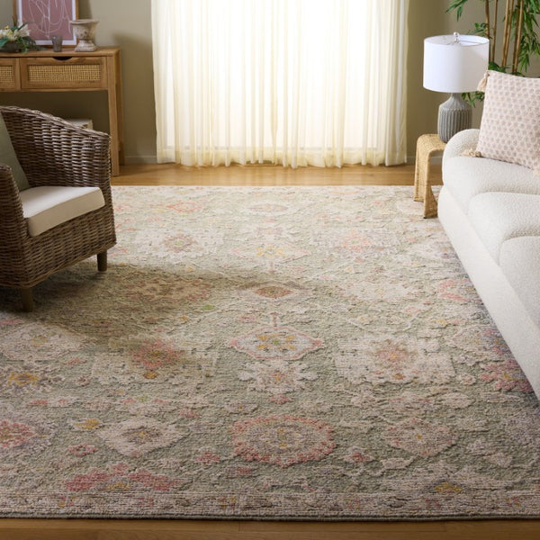Safavieh Maharaja Hand Knotted Wool Area Rug Artisan Crafted for Living and Dining Rooms 8'-0" x 10'-0" MHJ504F-8