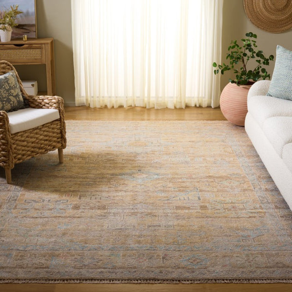 Safavieh Maharaja Hand Knotted Wool Area Rug Artisan Crafted for Large Living Spaces 10'-0" x 14'-0" MHJ506B-10