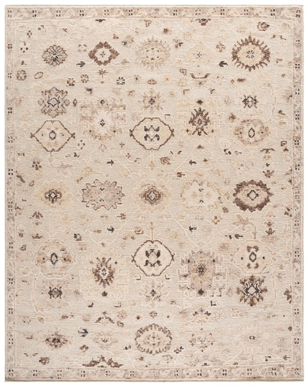Safavieh Maharaja Hand Knotted Wool Area Rug Warm Beige Solid Living Room Floor Accent 8'-0" x 10'-0" MHJ507B-8