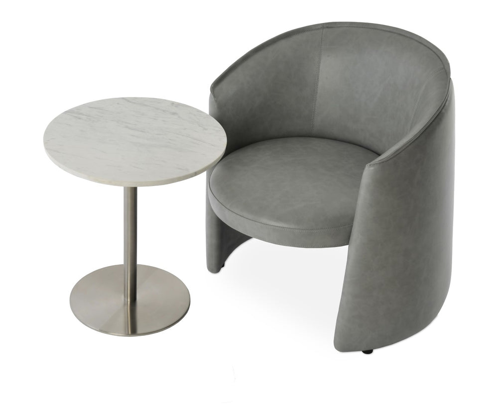 Soho Concept Miami Lounge Velvet Fabric Sofa - Light Grey, 5-year Guarantee, Stylish Comfort For Your Home Light Grey  Soho-concept-dining-chair-12258