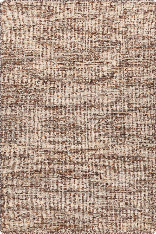 Chandra Rugs Hand Woven Contemporary Rug - Artisanal 100% Wool Design For Stylish Home Decor And Comfort Upgrade Brown,Whitte Wool Mic57401-576