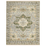 Milano Caly MIL-10 Hand-Knotted Handmade Raw Handspun New Zealand Wool Traditional Medallion Rug
