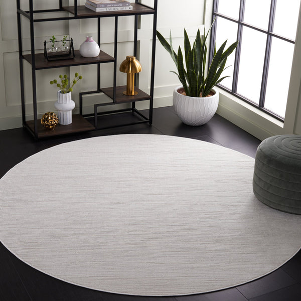 Safavieh Mila Modern Area Rug: Luxurious Plush Comfort In Elegant Ivory And Grey For Stylish Homes Ivory ,Light Grey Polyester Mil220a-4