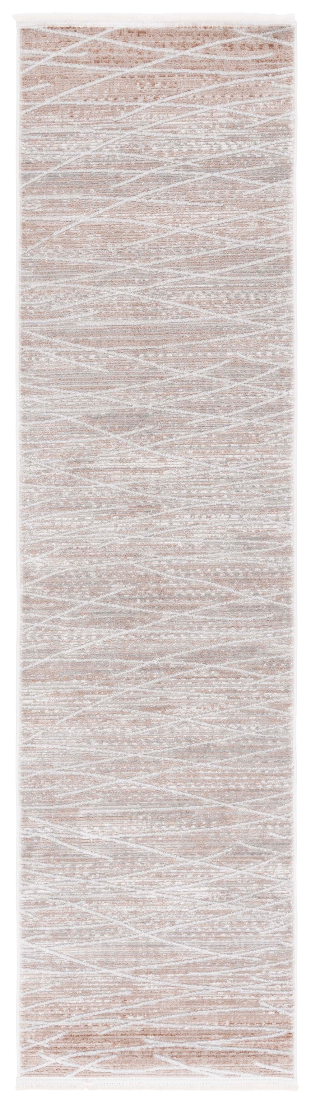 Safavieh Mila Modern Runner Rug - Timeless Beige And Grey Elegance For Hallways, Entrances, And More! Beige ,Grey Polyester Mil222b-5