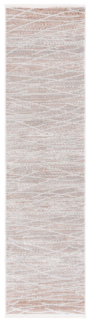 Safavieh Mila Modern Runner Rug - Timeless Beige And Grey Elegance For Hallways, Entrances, And More! Beige ,Grey Polyester Mil222b-5