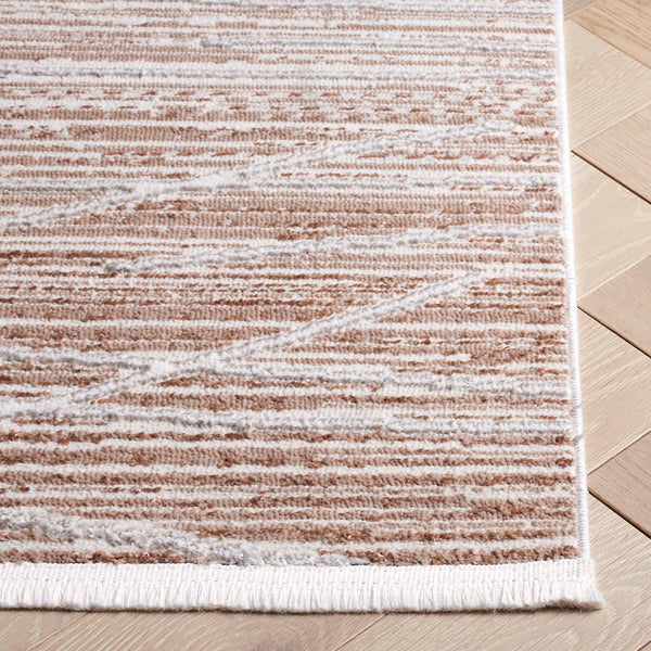 Safavieh Mila Modern Runner Rug - Timeless Beige And Grey Elegance For Hallways, Entrances, And More! Beige ,Grey Polyester Mil222b-5