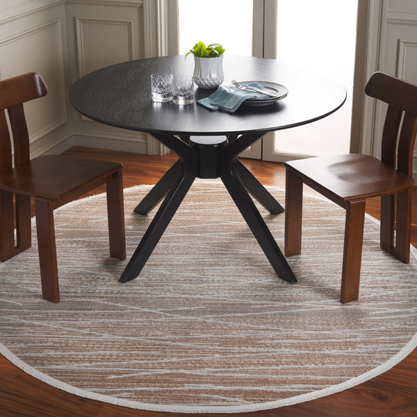 Safavieh Mila Modern Runner Rug - Timeless Beige And Grey Elegance For Hallways, Entrances, And More! Beige ,Grey Polyester Mil222b-5