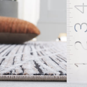 Safavieh Mila Modern Runner Rug - Elegant Turkish Design For Hallways, Soft Touch, Chic Home Decor Accent Beige ,Ivory Black Polyester Mil222c-5